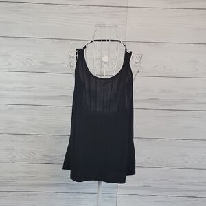 Oyanus Black Sleeveless Top Backless Womens Size L